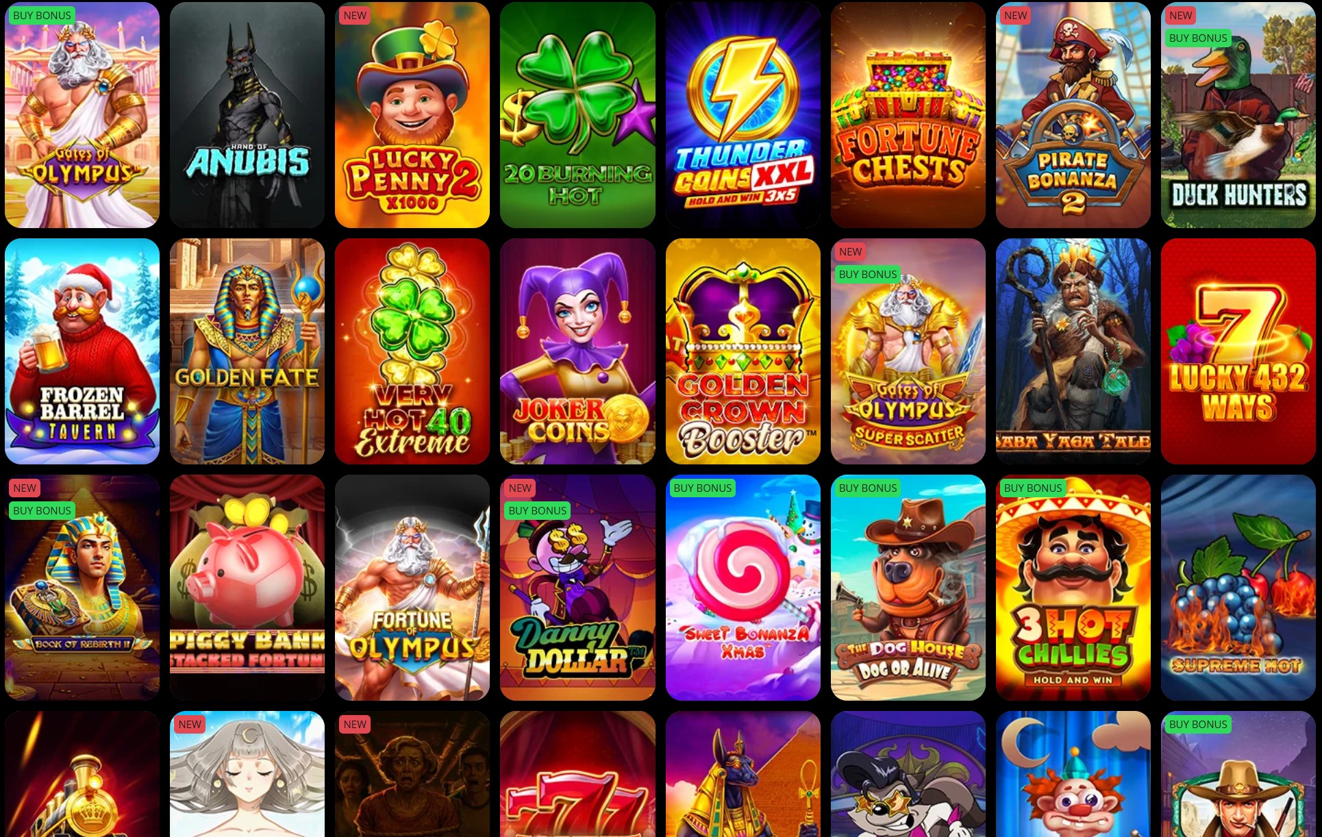 Casino slots at PokerBet
